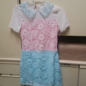 NWT Modcloth Alice Moon tea party retro lace dress